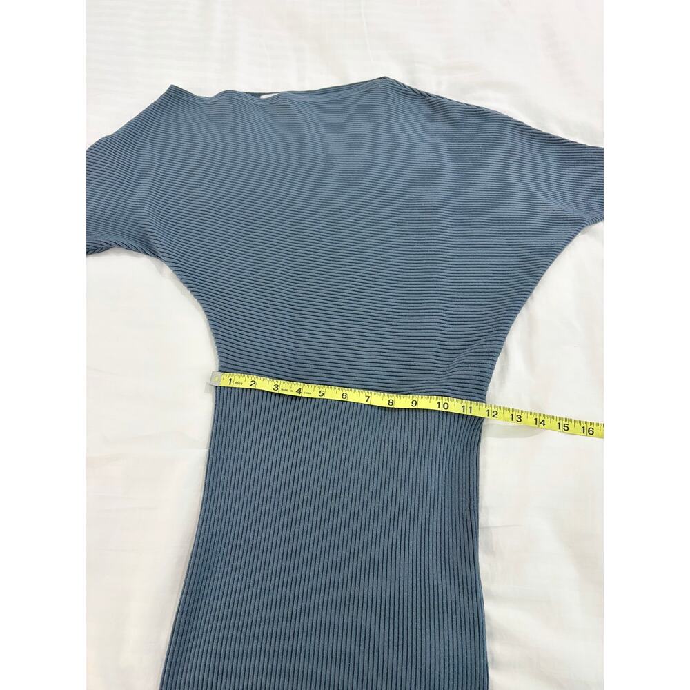 Reiss Lara Off Shoulder Ribbed Midi Dress - Picture 8 of 11